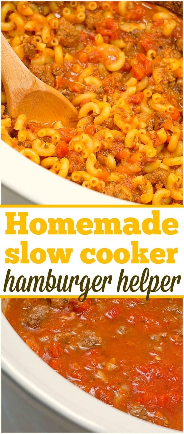 Easy Crockpot Hamburger Helper Recipe Homemade