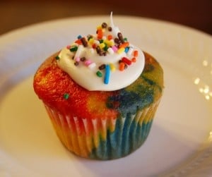 Rainbow Cupcakes