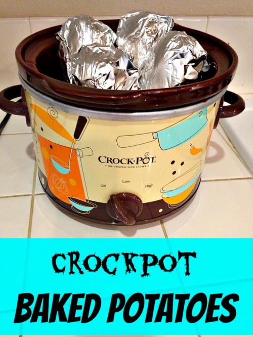 crockpot baked potatoes