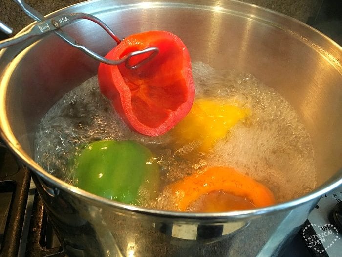 how long to boil bell peppers soften 