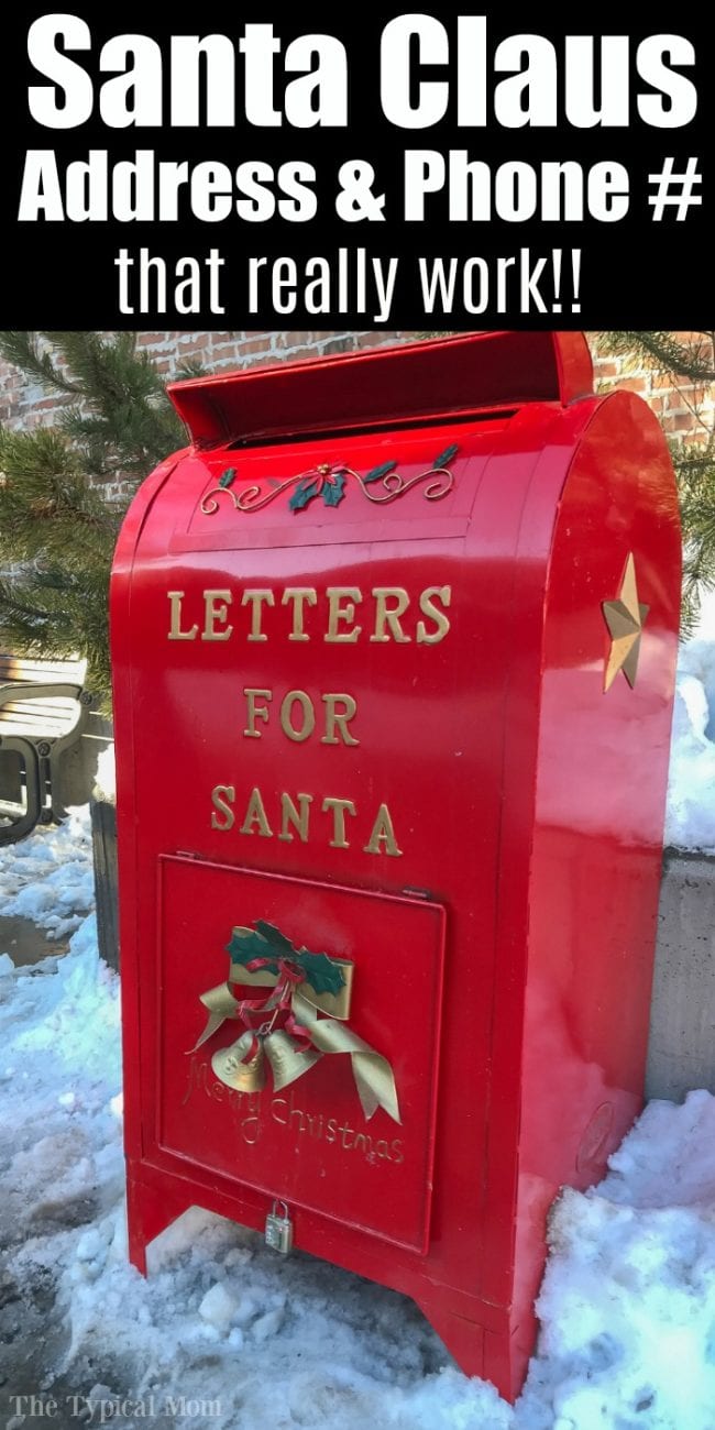 Santa's sale real address