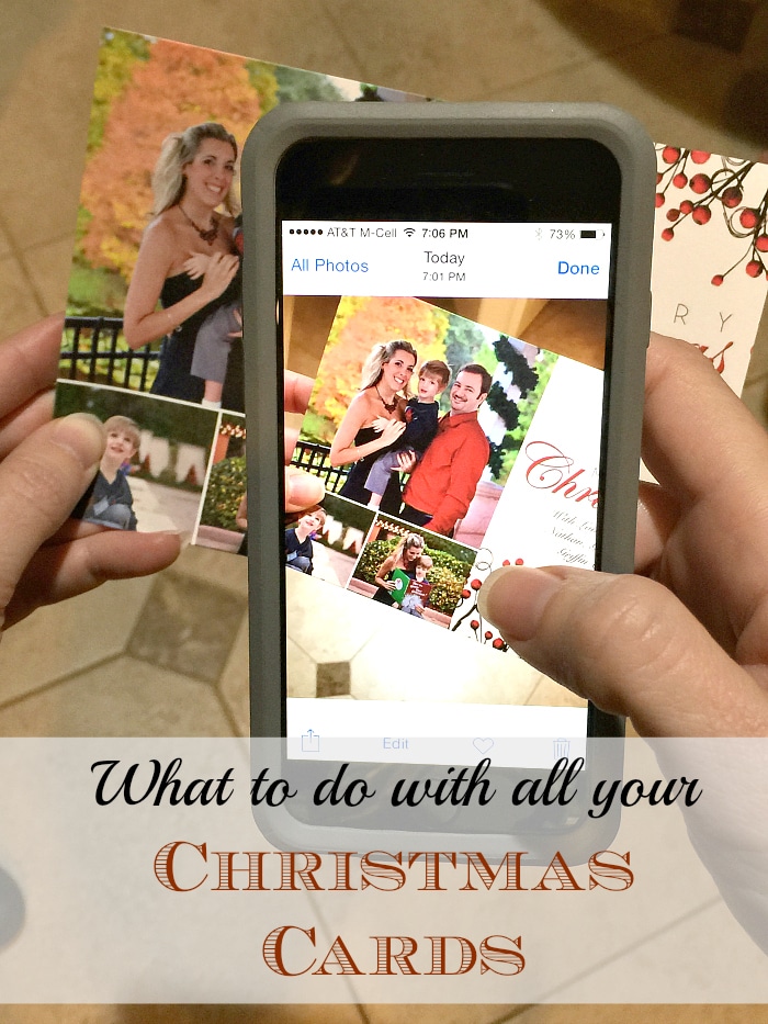 what to do with christmas cards