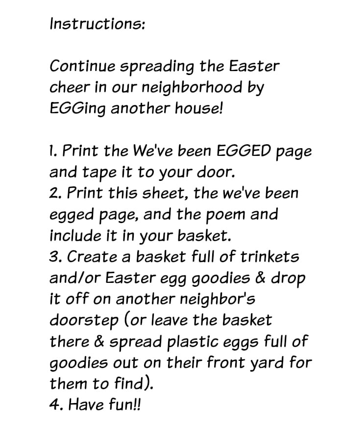 easter egging game