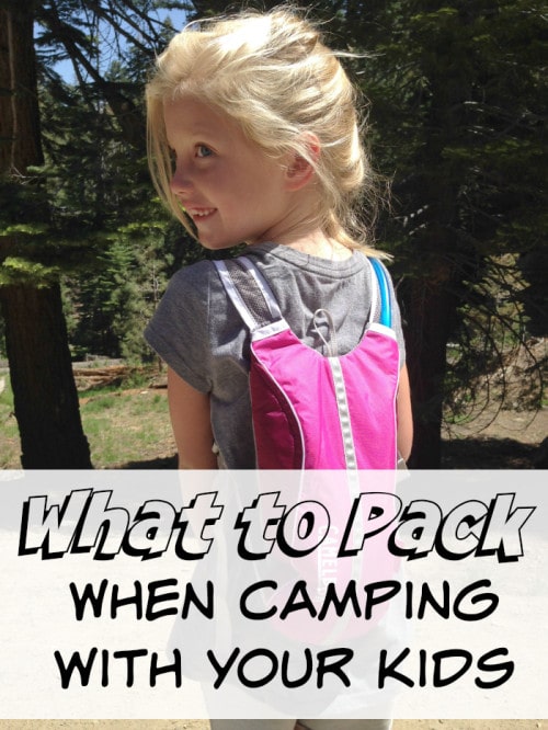 Thing to Pack for Camping - Free Camping Checklist Printable PDF