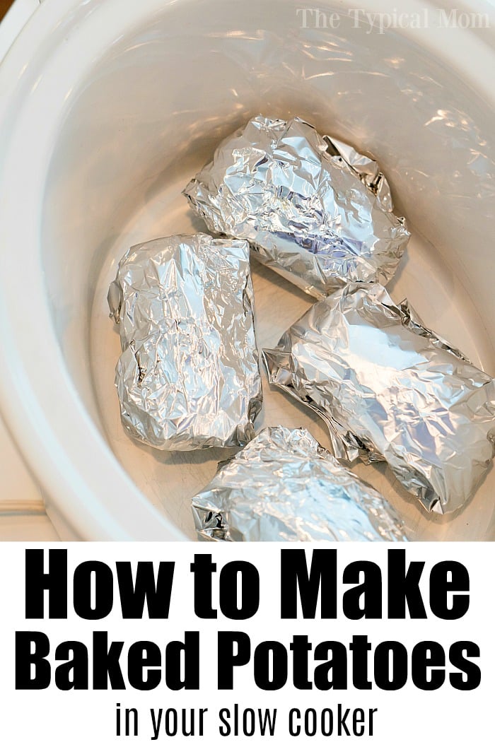 crockpot baked potatoes