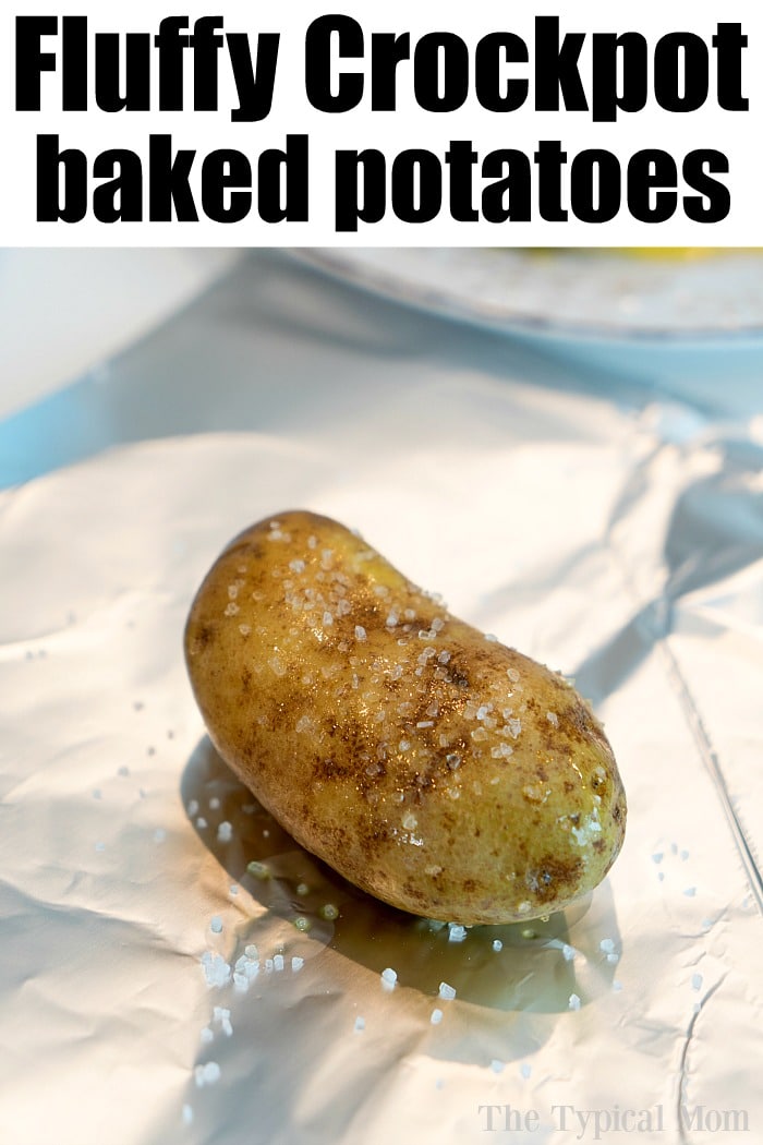 Easy Crock Pot Baked Potatoes