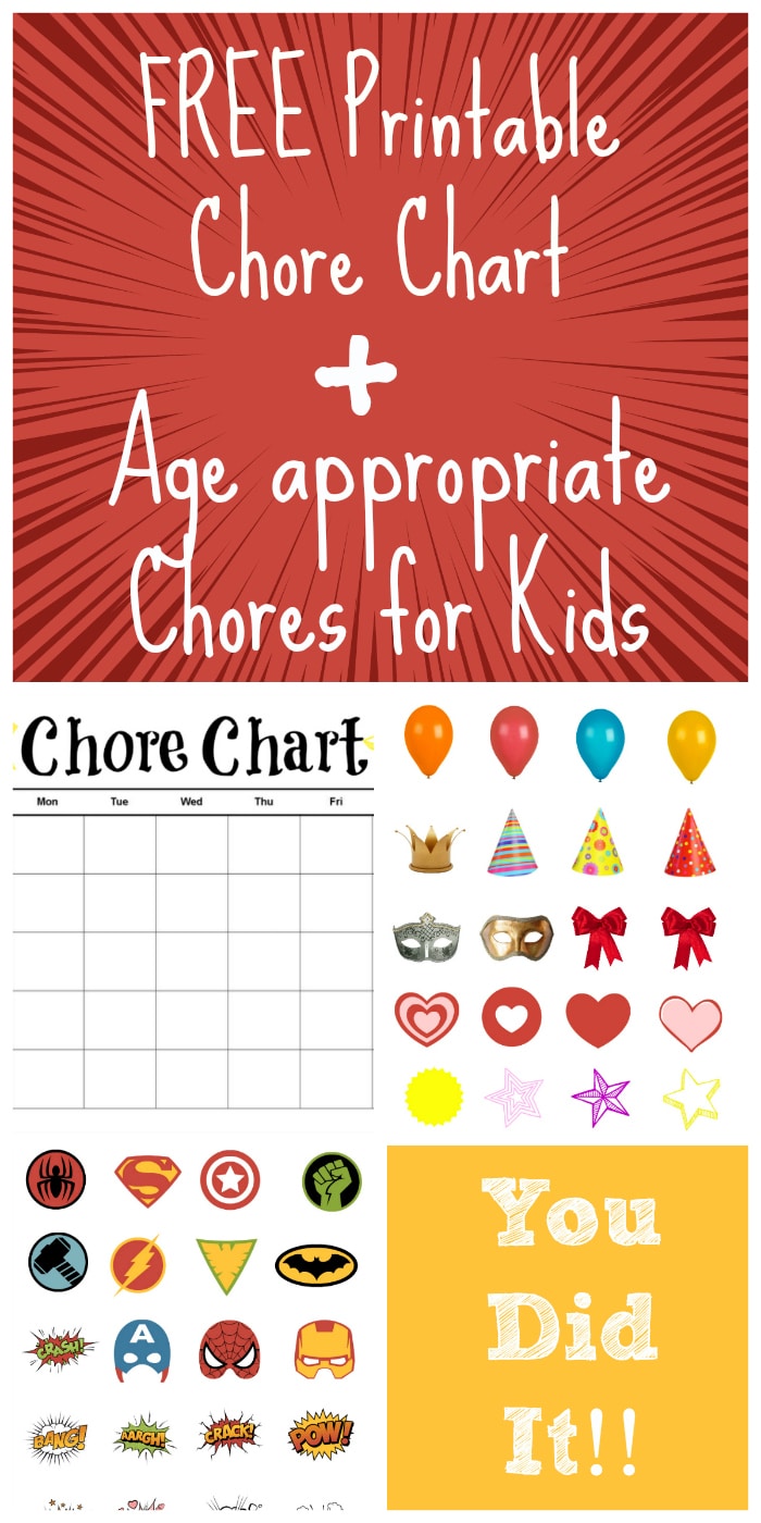 Age appropriate chores 