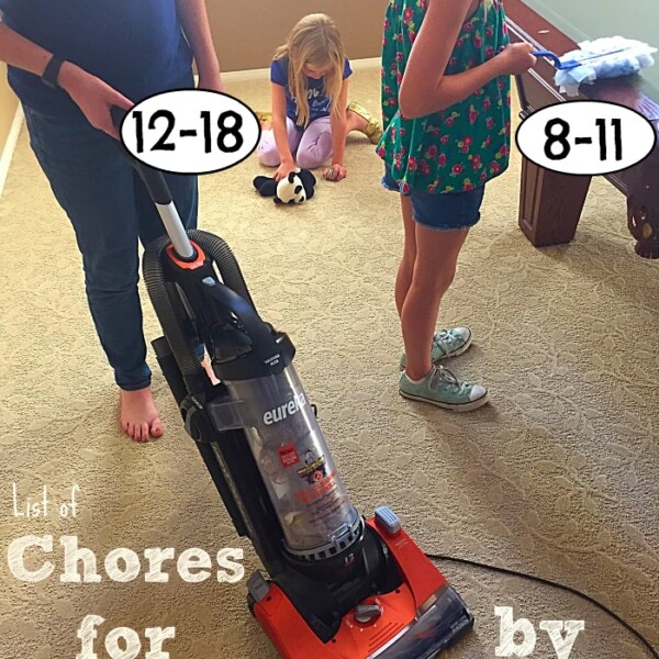 Appropriate chores for kids