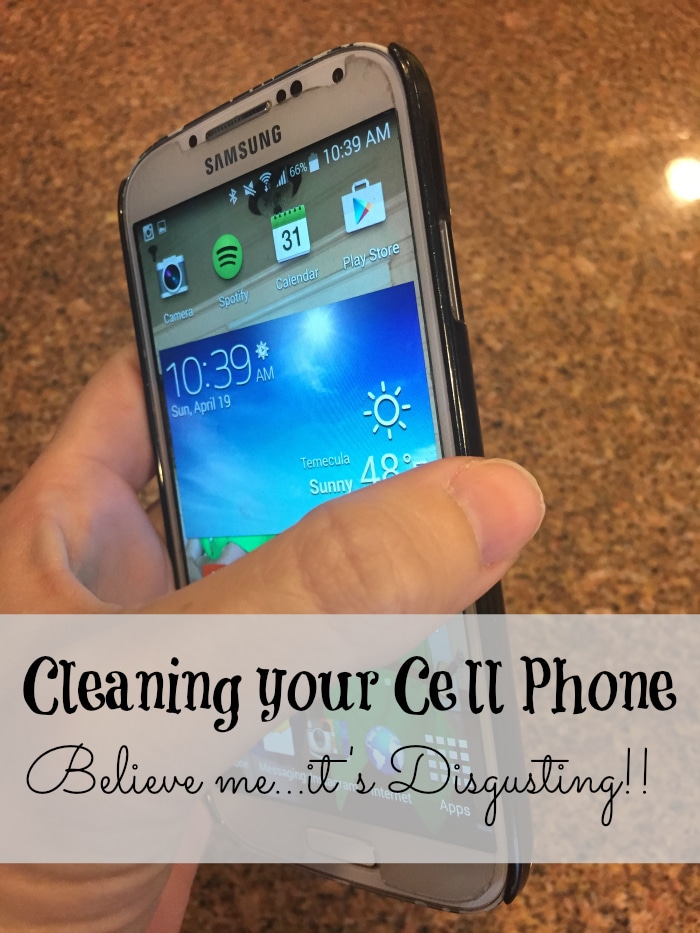 cleaning your cell phone (believe me, you should)