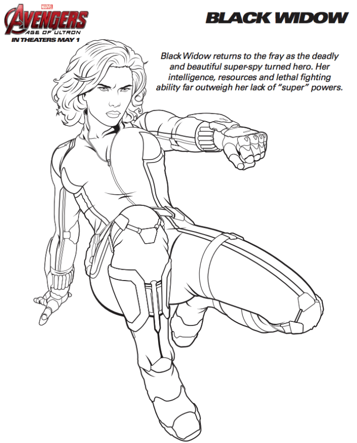 Download Free Marvel Avengers Coloring Pages · The Typical Mom