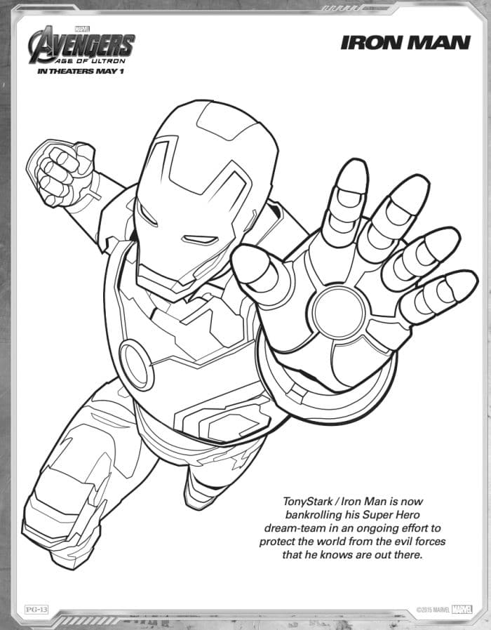 free marvel avengers coloring pages the hulk ironman coloring page