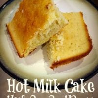 hot milk cake recipe