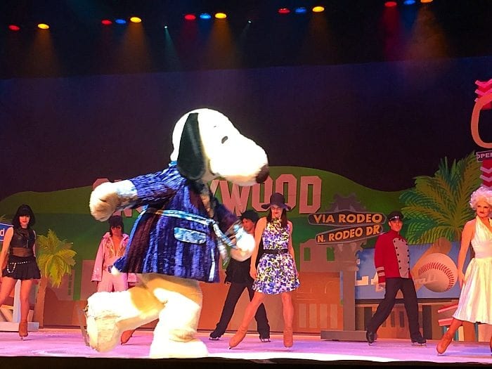 Snoopy on ice