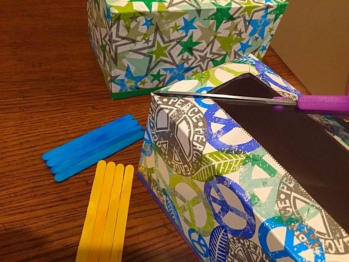 Repurposing kleenex boxes