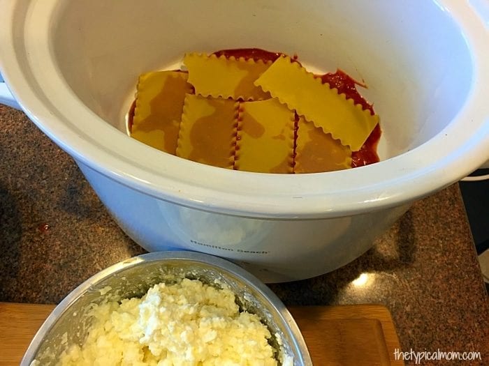 Crockpot Lasagna - Simple Joy