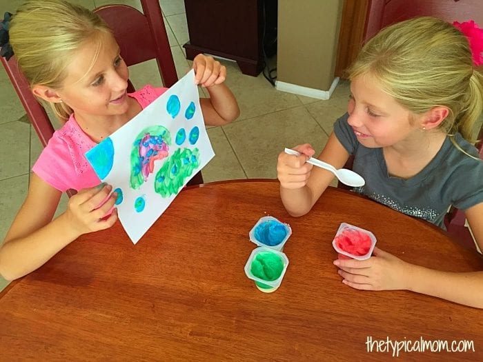 How to make edible fingerpaint