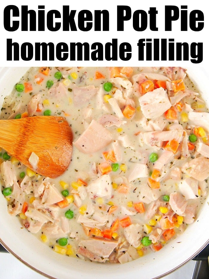 Simple Chicken Pot Pie Recipe - Pot Pie with Frozen Vegetables