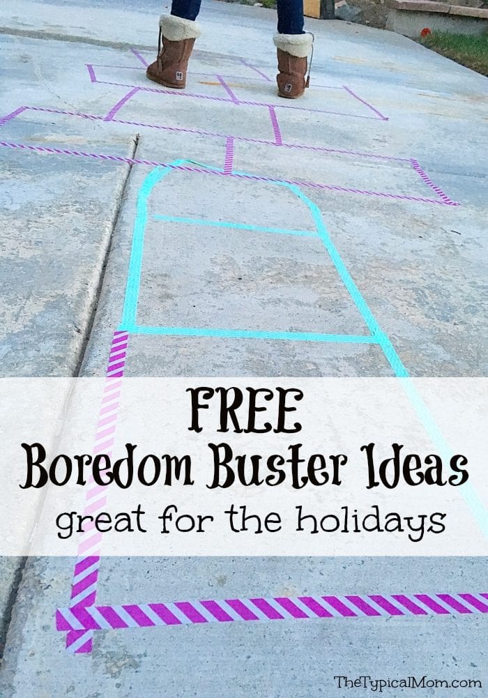 Great boredom buster ideas to keep your kids busy at home for School breaks!