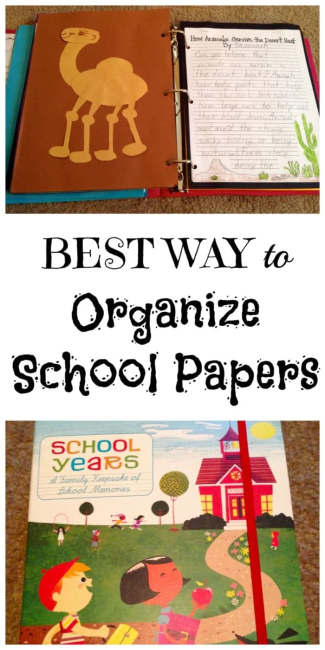 How to organize School papers 