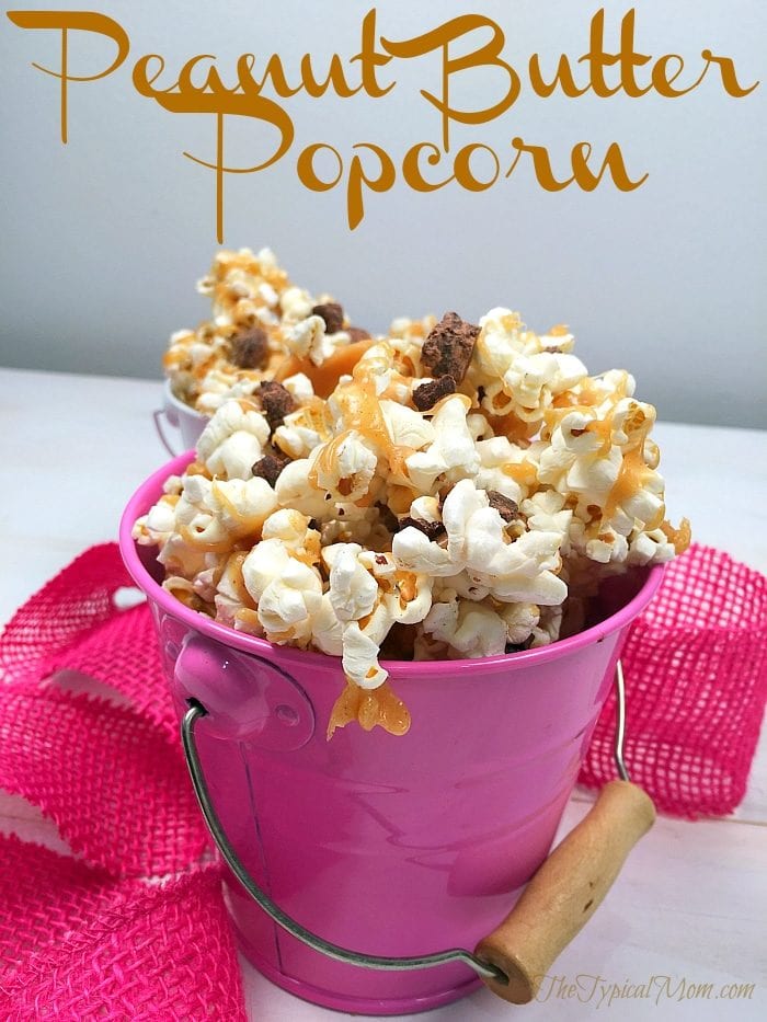 Peanut butter chocolate popcorn recipe