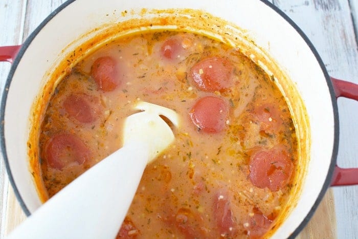 homemade tomato bisque