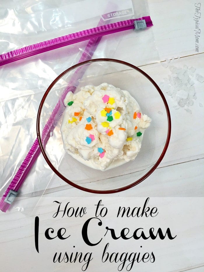 How To Make Ice Cream At Home Using Bags + Video