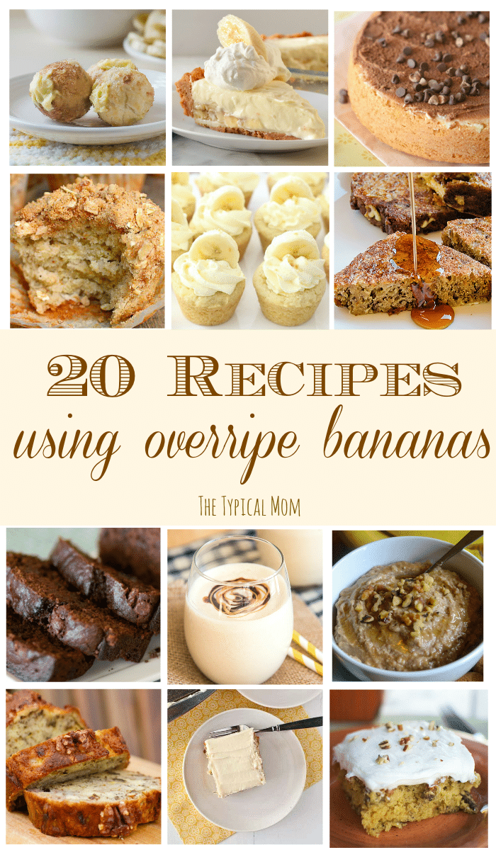 easy recipes to use overripe bananas