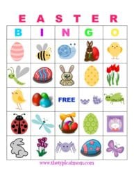 Free Printable Easter Bingo Game · The Typical Mom