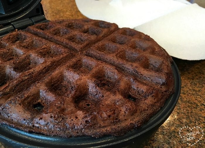 Brownie Waffles (from a Brownie Mix) - Finding Zest