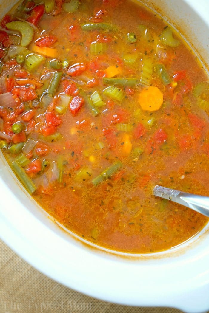 Crock Pot Vegetable Beef Soup 2