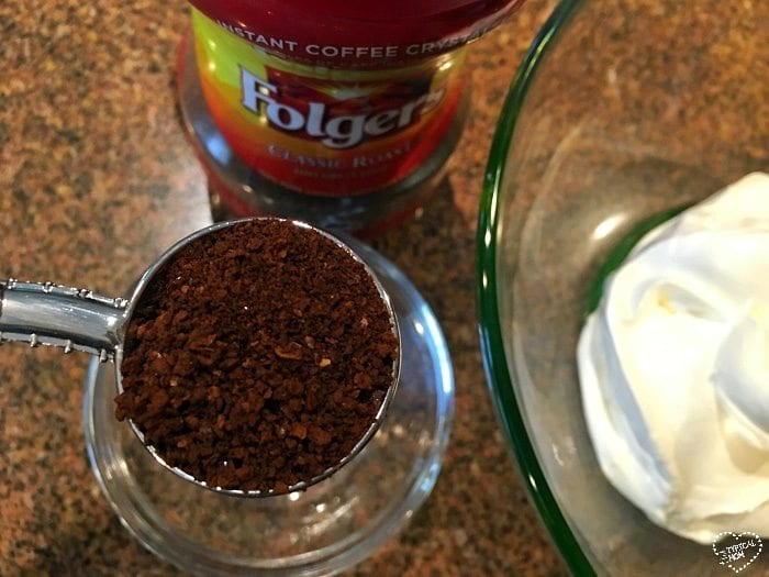 Easy coffee frosting recipe.