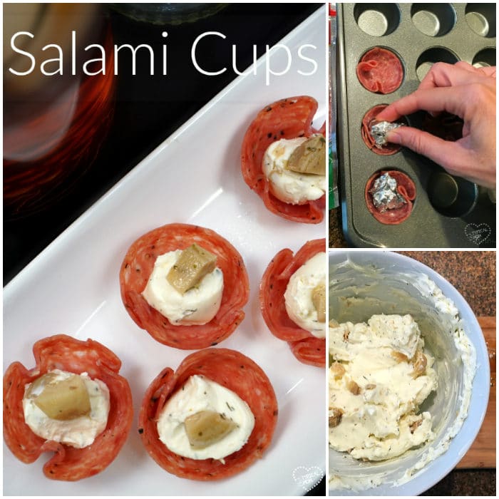 Salami cups 