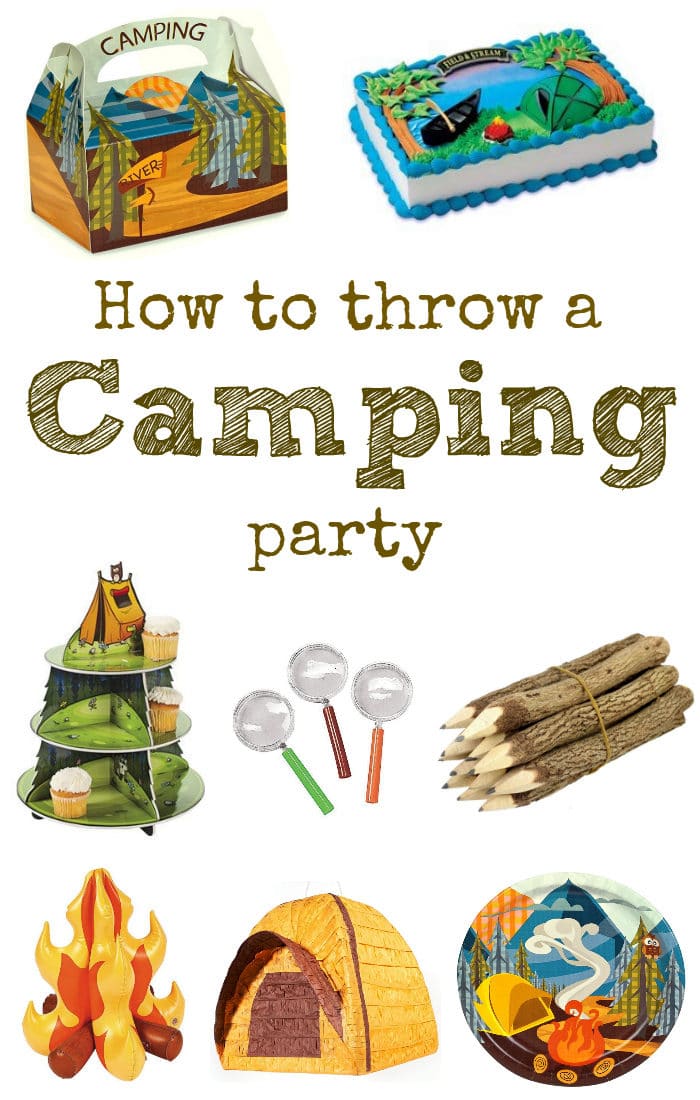 Girl And Boy Camping Themed Party Ideas The Typical Mom