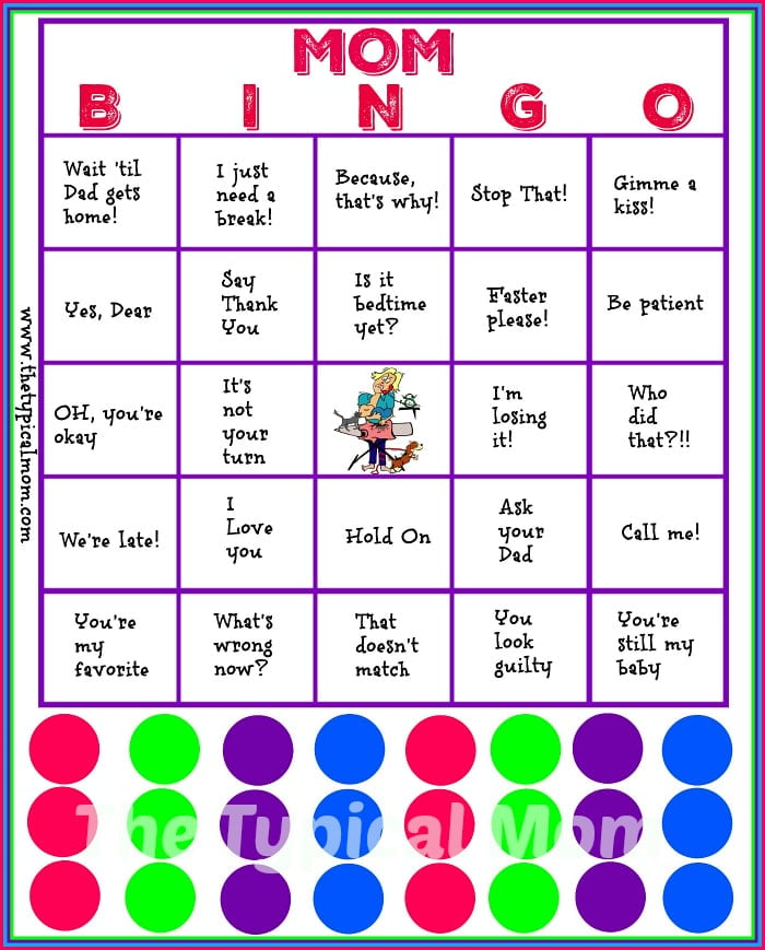 personalized baby bingo cards template