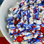 red white and blue popcorn