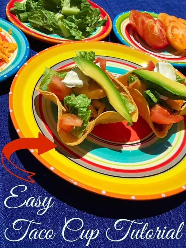 How To Make Taco Salad Bowls Without A Mold With A Muffin Tin