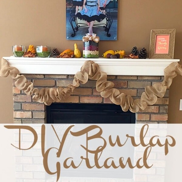 burlap garland