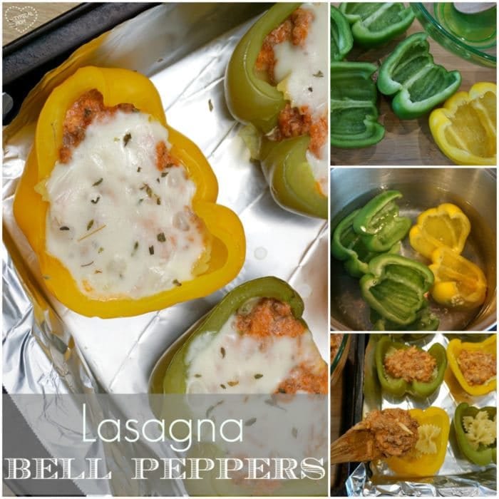 Lasagna stuffed peppers