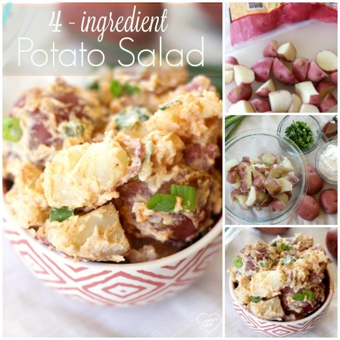 Simple 4 ingredient potato salad