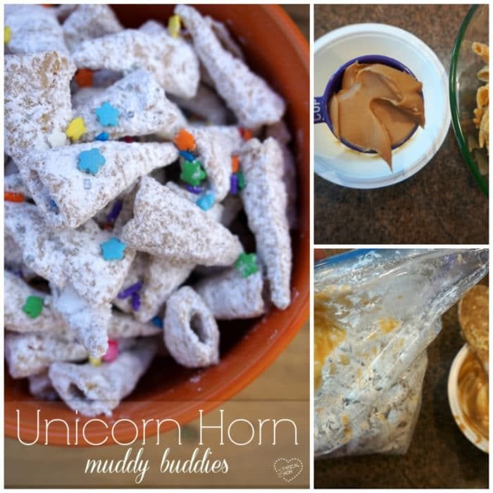 Unicorn muddy buddies!!