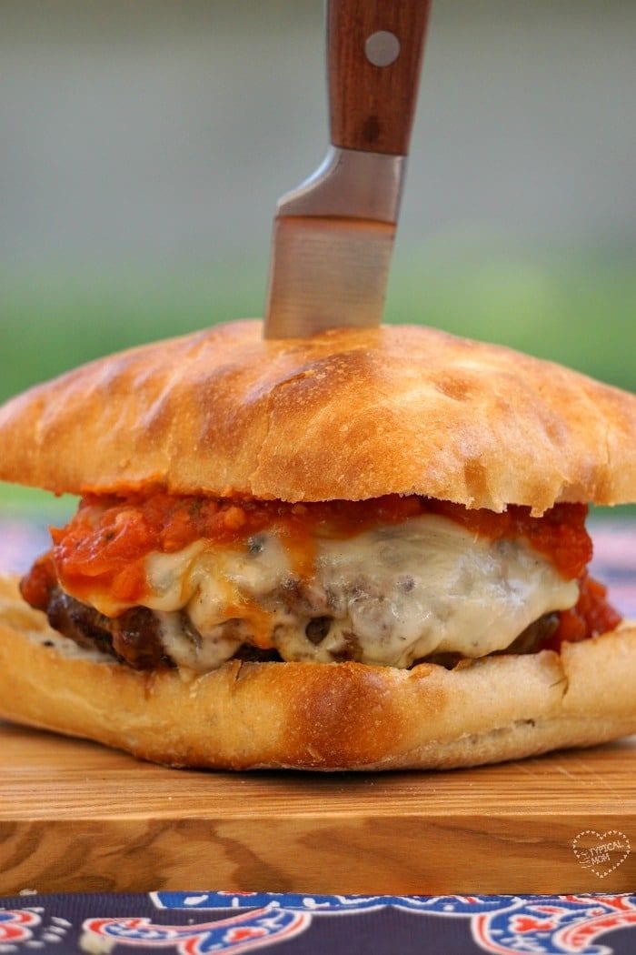 New York Pizza Burger - Pizza Hamburger Recipe