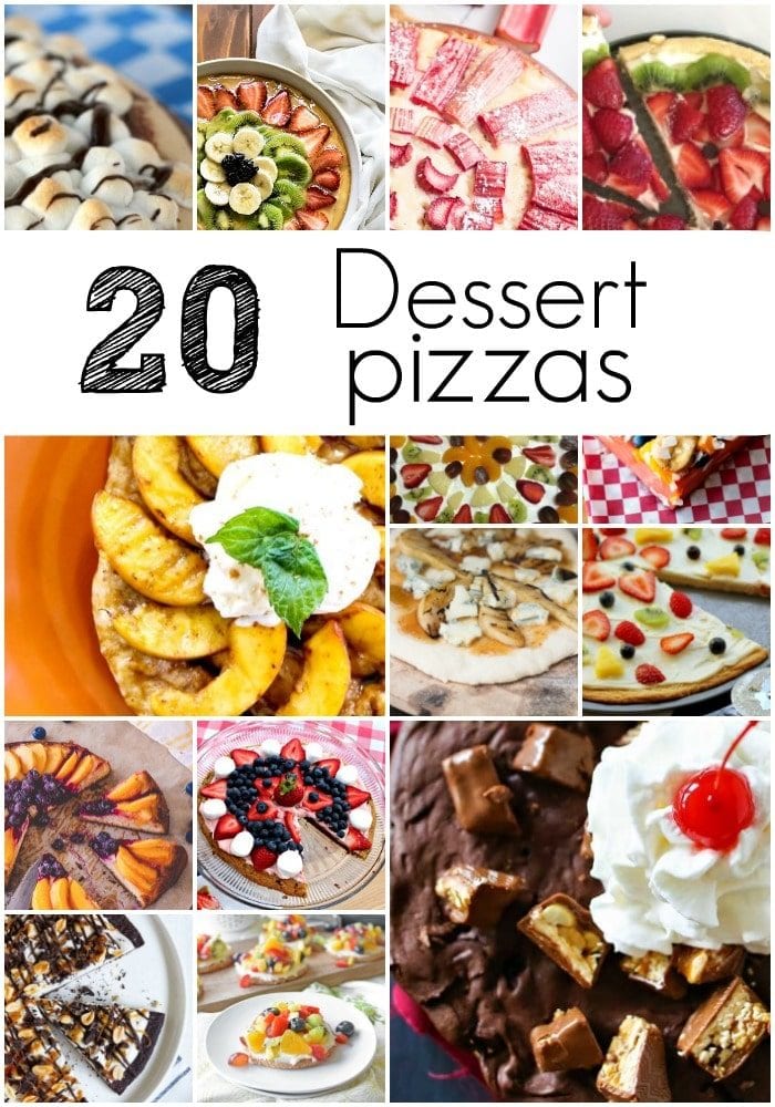  dessert pizza recipes