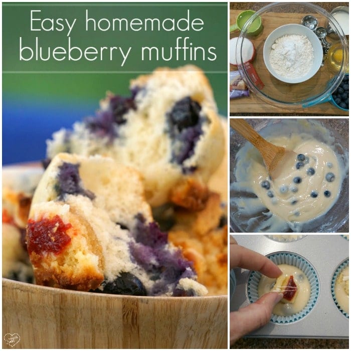 how to make blueberry muffins