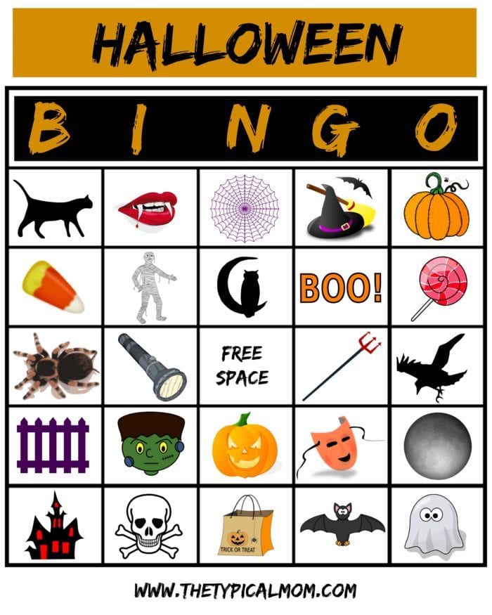 free printable halloween bingo cards free halloween party games