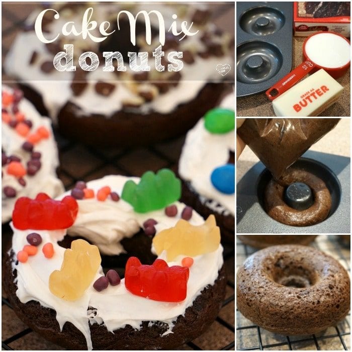 Cake Mix Donuts (4 Ingredient Recipe) - Upstate Ramblings