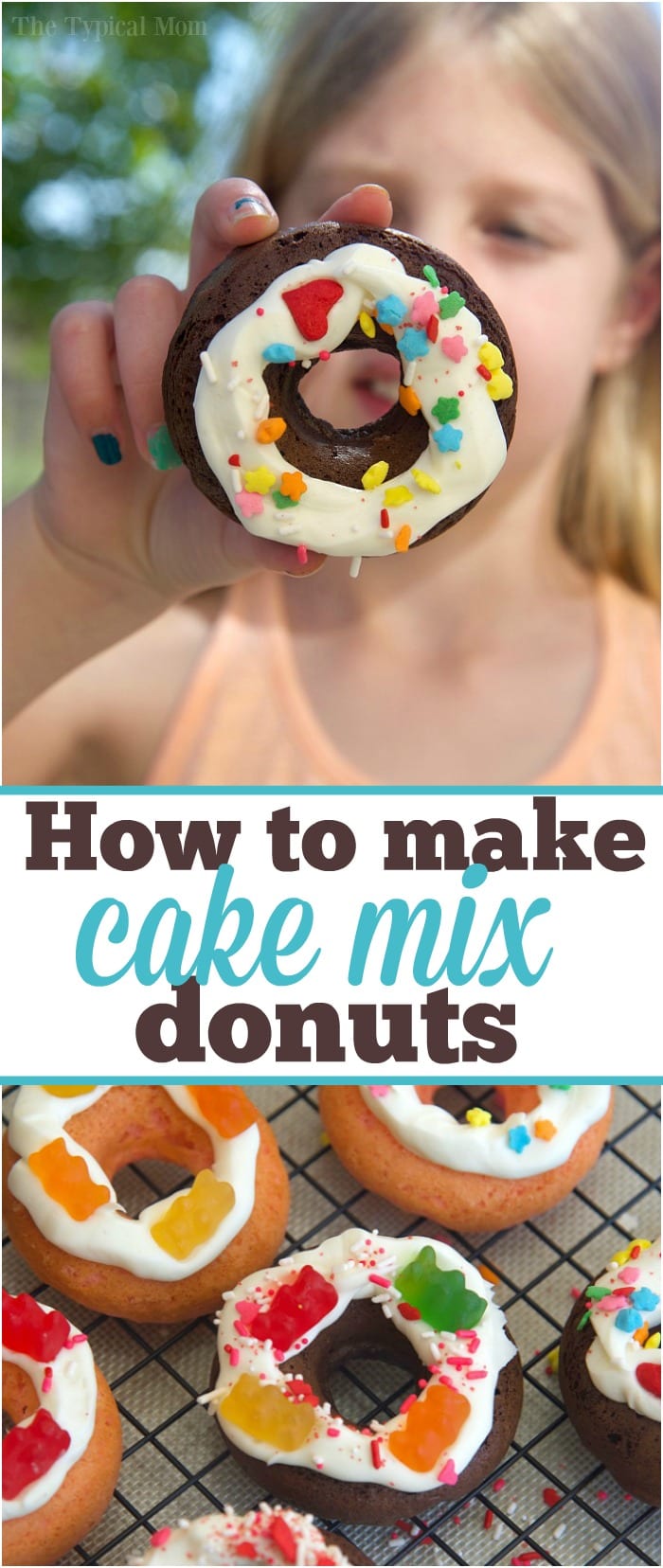 Cake Mix Donuts · The Typical Mom