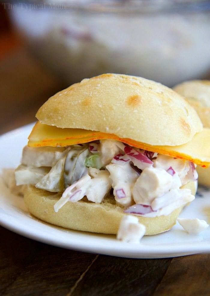 Easy Chicken Salad Sandwich Recipe The Typical Mom