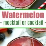 watermelon cocktail