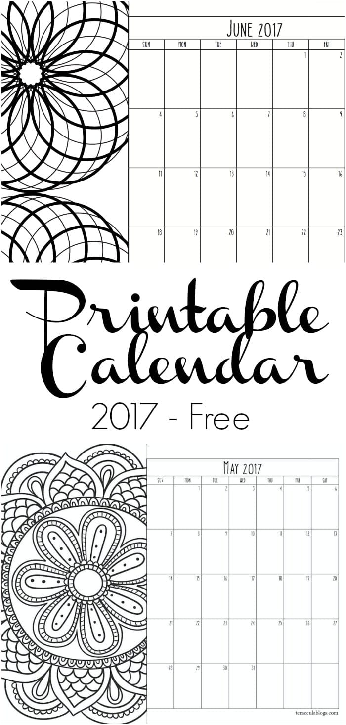 printable calendar pages the typical mom