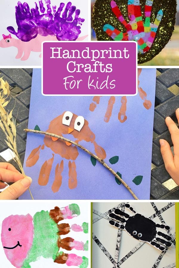 Handprint Painting Activity for Toddlers.